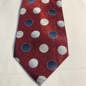 3for$20 signorcelli d’italia silk tie red circles